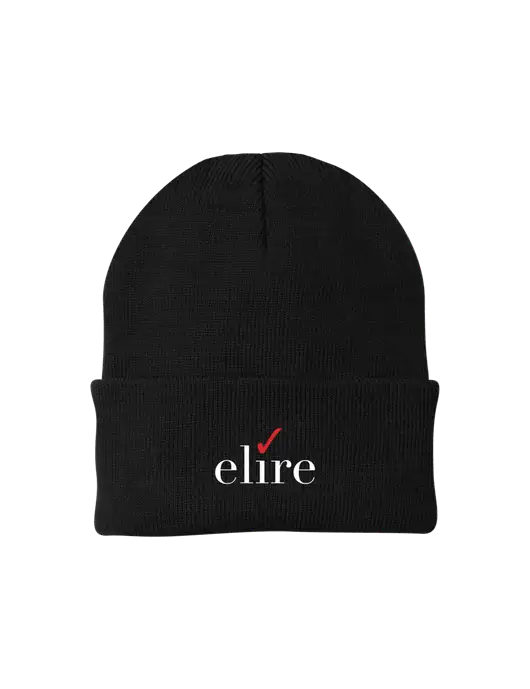 Black Knit Cap w/Elire Logo