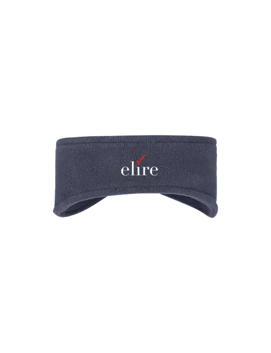 Navy Stretch Fleece Headband w/Elire Logo