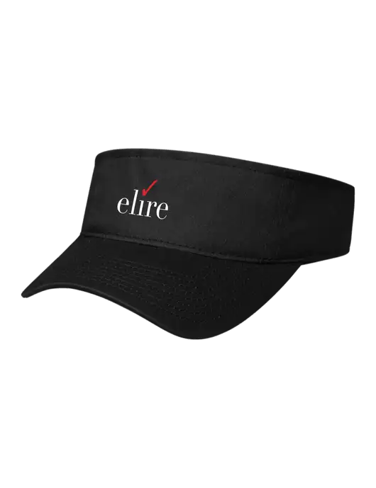 Black Cap Visor w/Elire Logo