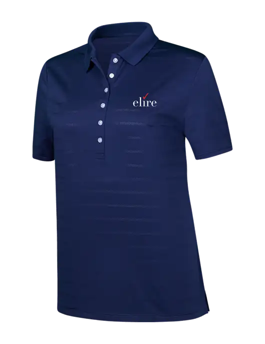 Callaway Womens Navy Ventilated Polo w/Elire Logo