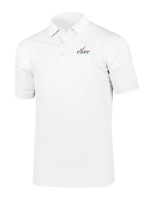 Callaway Vibrant Bright White Ventilated Polo w/Elire Logo