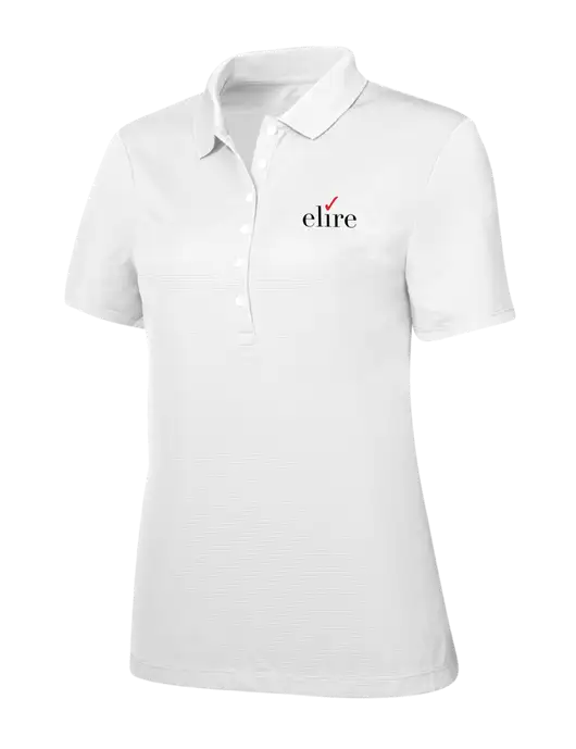 Callaway Womens Ottoman Bright White Polo w/Elire Logo