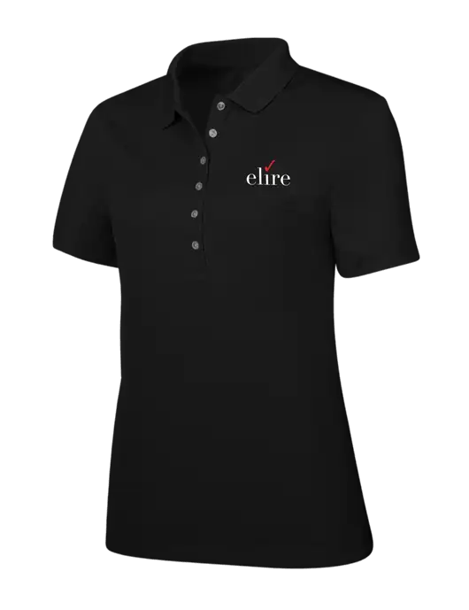 Callaway Womens Ottoman Black Polo w/Elire Logo