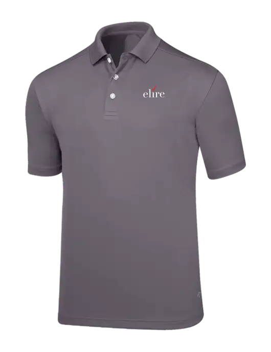 Callaway Core Medium Grey Performance Polo w/Elire Logo