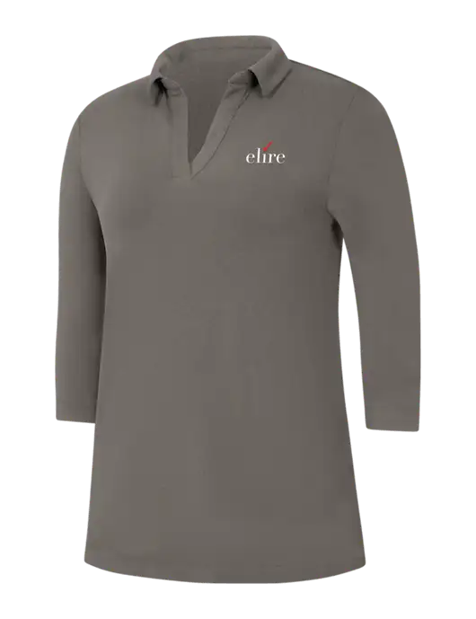 Womens Dark Grey Luxe Knit Tunic w/Elire Logo