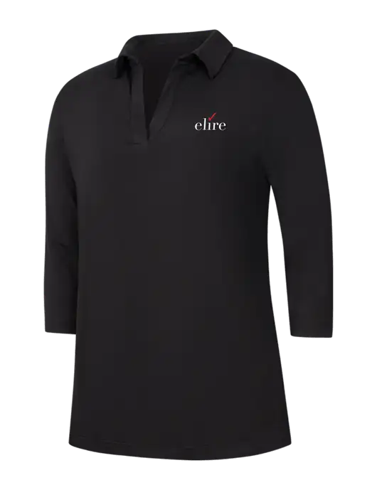 Womens Black Luxe Knit Tunic w/Elire Logo