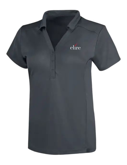 OGIO Dark Grey Womens Framework Polo w/Elire Logo