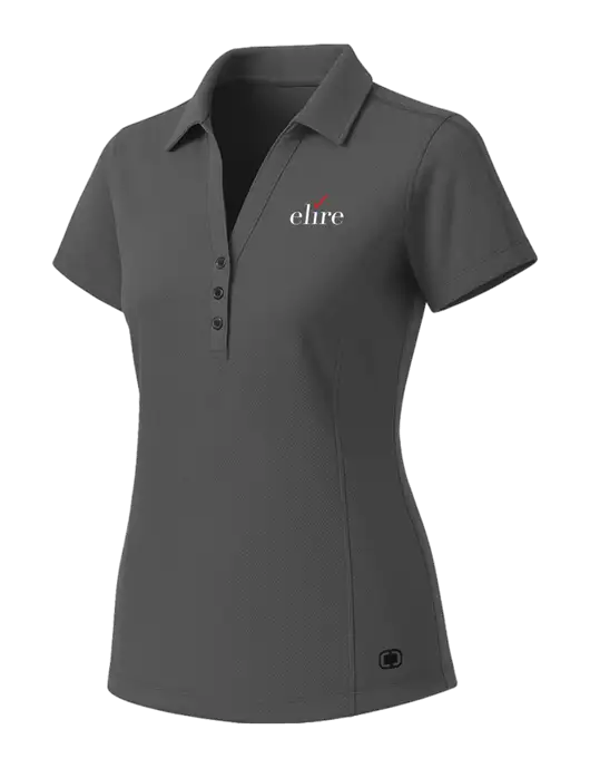 OGIO Womens Medium Grey ONYX Polo w/Elire Logo