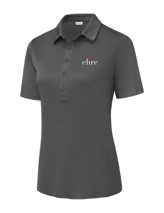 Dark Smoke Grey Womens Posi-UV Pro Polo w/Elire Logo