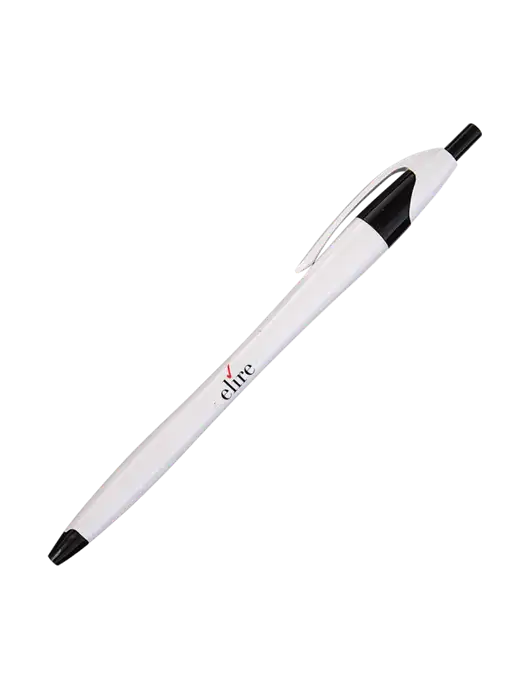 Novella White/Black Classic Pen w/Elire Logo