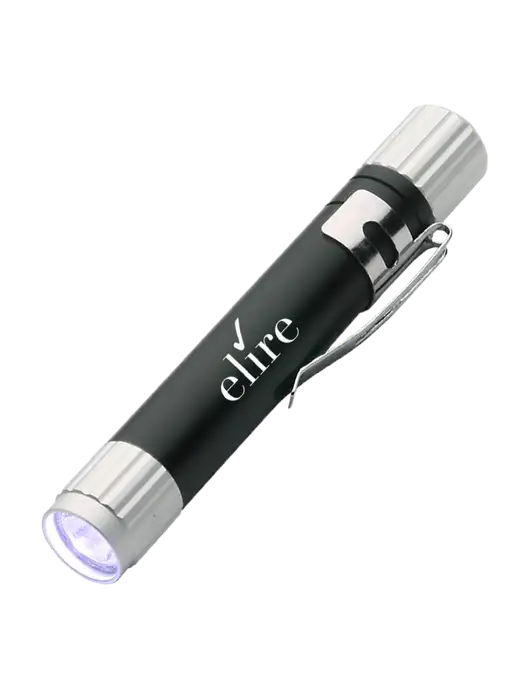 Black Aluminum LED Penlight w/Elire Logo