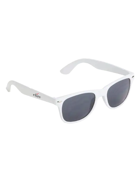 Daytona White Sunglasses w/Elire Logo