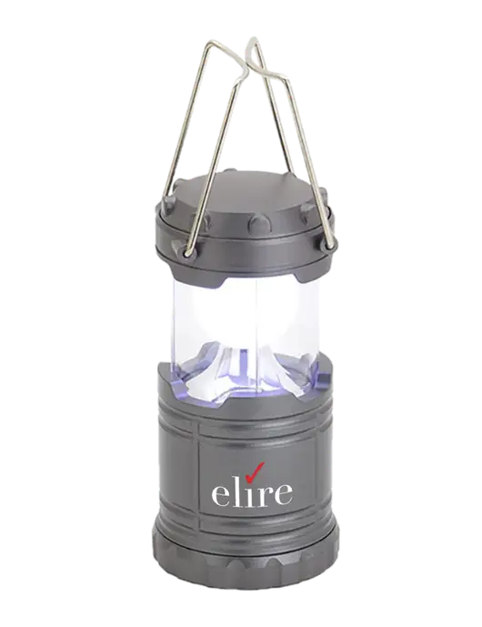 Gunmetal Mini Retro Lantern w/Elire Logo