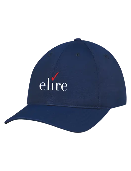 Navy Nylon Twill Performance Cap w/Elire Logo