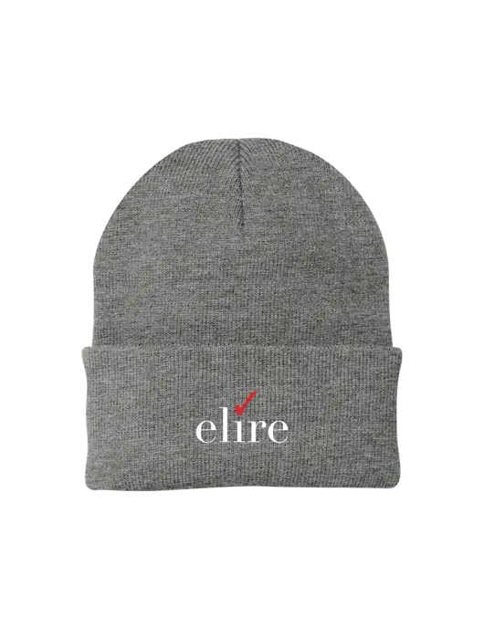 Medium Grey Heather Knit Cap w/Elire Logo