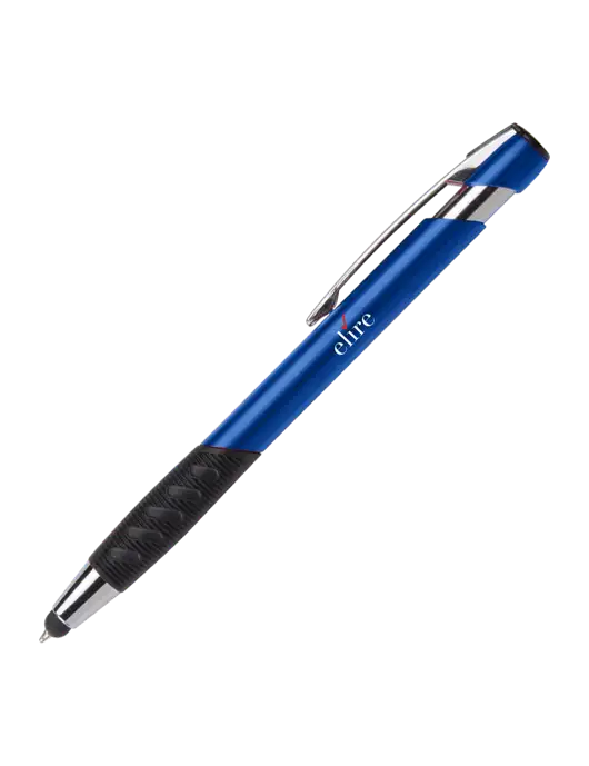 Alize Blue Stylus Black Ink Pen w/Elire Logo