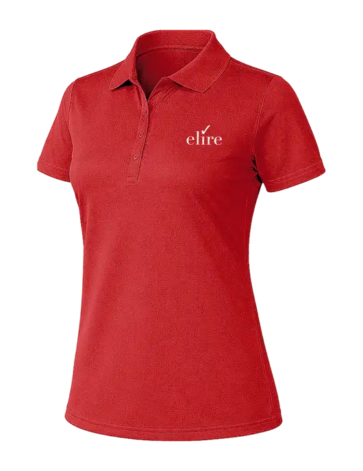 CornerStone Womens Select Lightweight Red Snag-Proof Polo w/Elire Logo